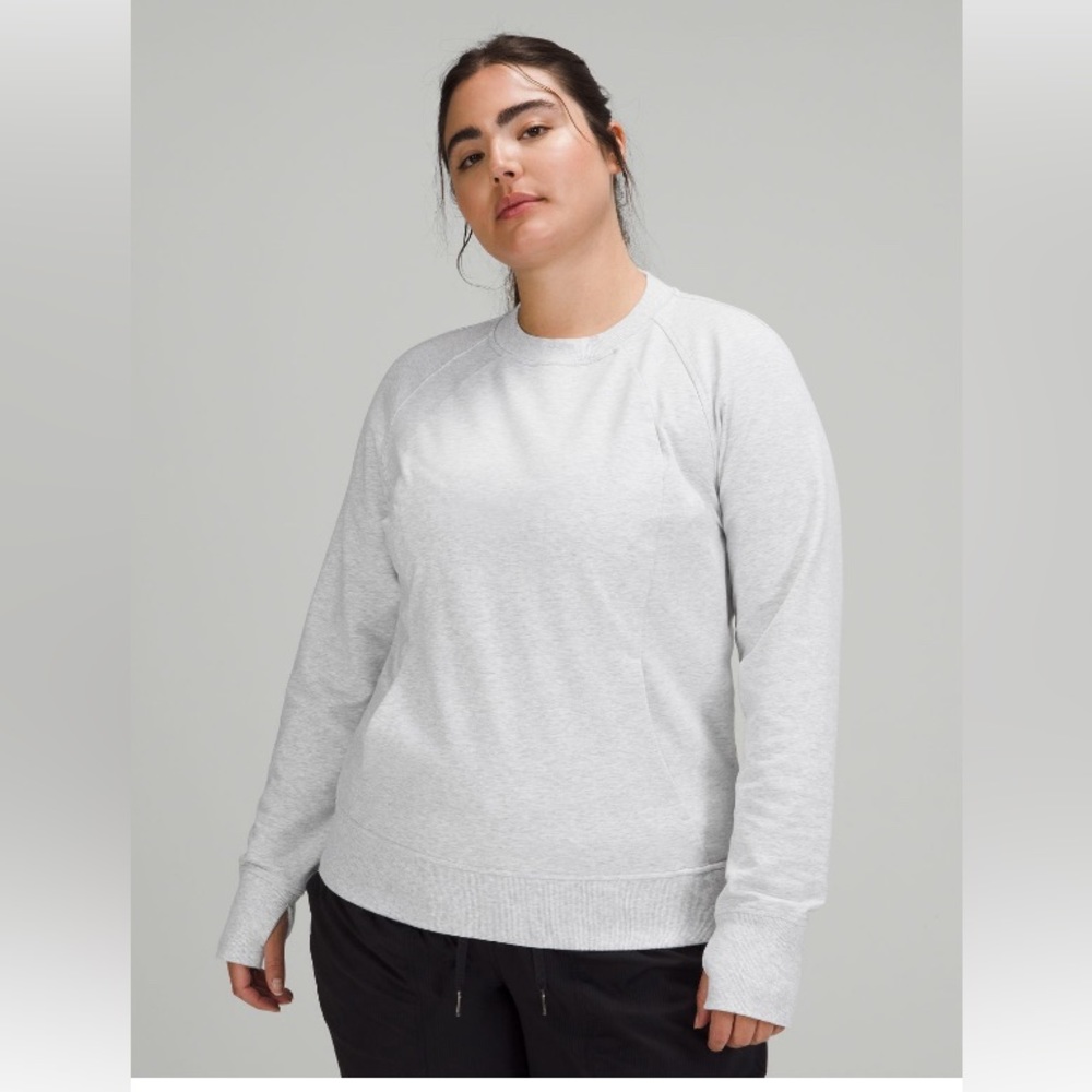 Lululemon scuba pullover weathered grey. Size 20